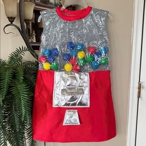 Brand New Dress Up America Kids Halloween Gumball Machine Costume Dress Colorful